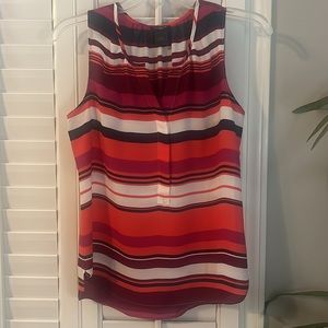 Ann Taylor striped shell Small Petite